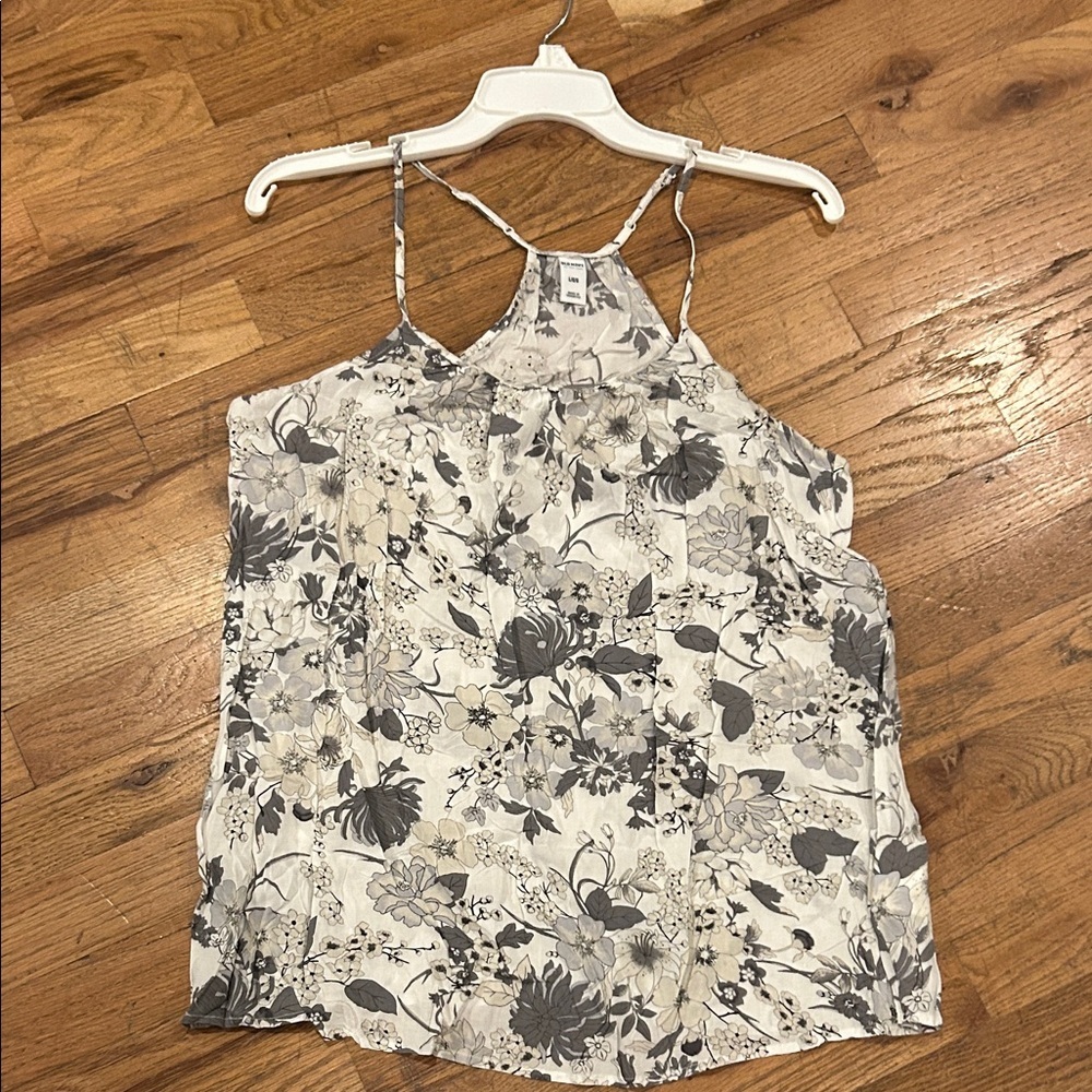 Old Navy Monochrome Floral Camisole